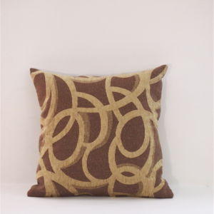 μαξιλαροθήκη 45 χ 45 μπεζ καφέ