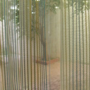 κουρτινα διάφανη ριγέ 1,18 χ 2,32 ύψος