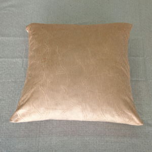 σομόν μαξιλαροθήκες 50 χ 50 βελουτέ ανάγλυφες