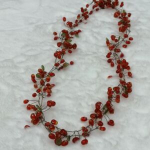 δέστρα κουρτίνας σε σχήμα κλδιού και κόκκινο χρώμα