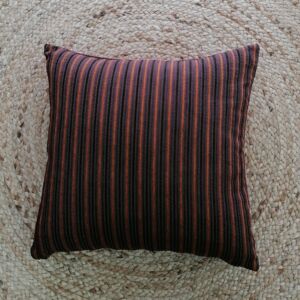 Μαξιλαροθήκη διακόσμησης 50 χ 50 ριγέ μωβ