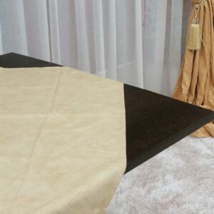 καρέ ώχρα βαμβακοσατέν 90 χ 90