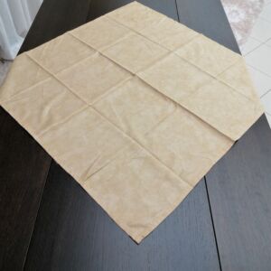 καρέ ώχρα βαμβακοσατέν 90 χ 90