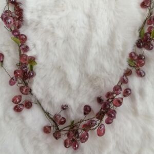 Δέστρα κουρτίνας σε σχέδιο κλαδί και χρώμα ροζ με διάσταση 0,50 εκατοστα που αυξομειώνεται.