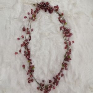 Δέστρα κουρτίνας σε σχέδιο κλαδί και χρώμα ροζ με διάσταση 0,50 εκατοστα που αυξομειώνεται.