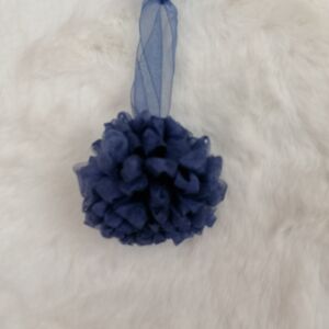 Μπλε- μωβ δέστρα μηκούς 40 εκατοστά από πολυέστερ.