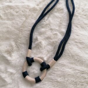 Δέστρα κουρτίνας παιδική με σχέδιο ναυτικό σωσίβιο και μήκος δεσιάς 40 εκατοστά