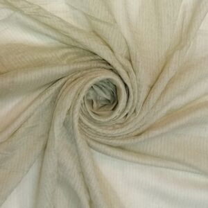 Γάζα ριγέ πράσινη διάφανη με φαρδος τοπιού 2.80 μέτρα.