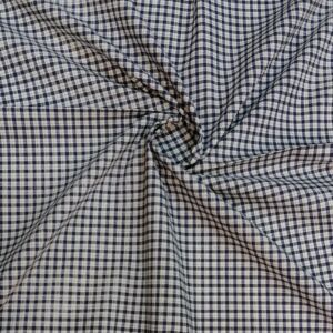 Βαμβακερό ύφασμα σε μπλε -μπεζ απόχρωση με φάρδος τοπιού 2.80 μέτρα.