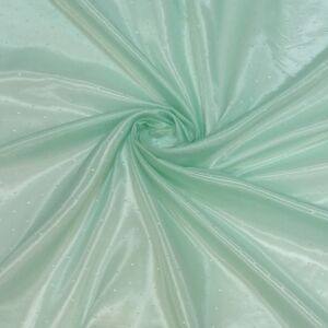 Υφασμα βουαλάζ γυαλιστερό σε απόχρωση πετρόλ με φάρδος τοπιού 2,80 μέτρα.