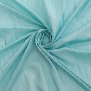 Τσαλακωτό ύφασμα σε τυρκουάζ απόχρωση ,αδιάφανο με φάρδος τοπιού 2,80 μέτρα.