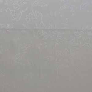 Υφασμα αναγλυφο ζακαρ με σχέδιο λουλούδι και αζουρ στο τελείωμα και φαρδος τοπιού 2.80 μέτρα.