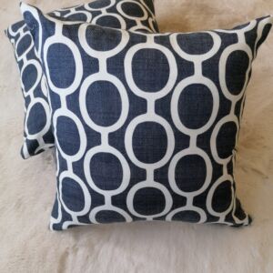 ΜΑΞΙΛΑΡΟΘΗΚΗ ΜΠΛΕ ΜΕ ΓΕΩΜΕΤΡΙΚΟ ΣΧΕΔΙΟ 0,50 χΧ 0,50