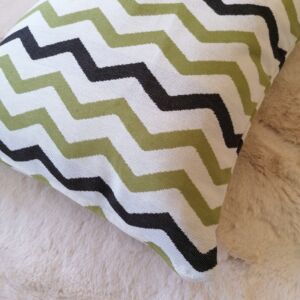 ΜΑΞΙΛΑΡΟΘΗΚΗ-ΖΙΓΚ-ΖΑΓΚ ΡΙΓΕΣ ΠΡΑΣΙΝΟ ΚΑΦΕ ΑΠΟ ΥΦΑΣΜΑ ΕΞΩΤΕΡΙΚΟΥ ΧΩΡΟΥ 0,40 Χ 0,40