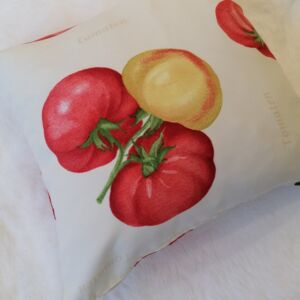 ΜΑΞΙΛΑΡΟΘΗΚΗ ΛΕΥΚΗ ΜΕ ΣΧΕΔΙΟ ΤΟΜΑΤΑ POMODORI 0,35 X 0,35