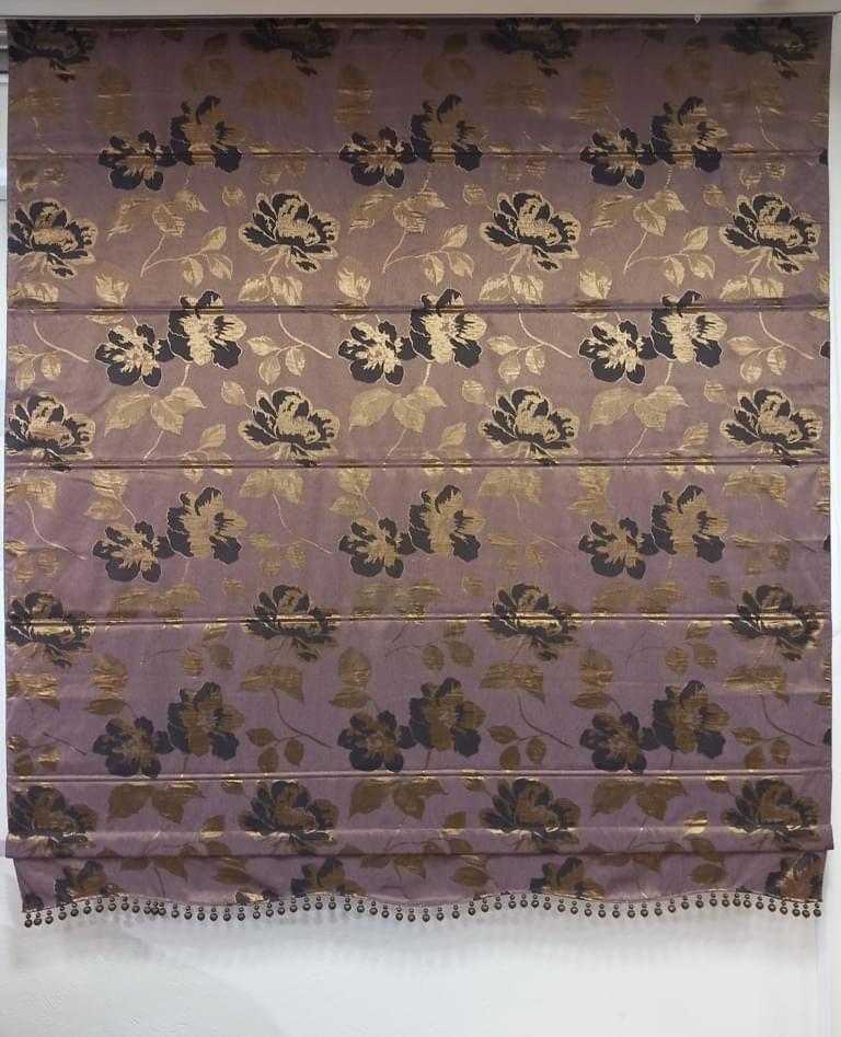 ΡΟΜΑΝ ΜΩΒ ΤΑΦΤΑΣ ΜΕ ΧΡΥΣΑ ΛΟΥΛΟΥΔΙΑ ΜΕ ΔΙΑΚΟΣΜΗΤΙΚΗ ΤΡΕΣΑ ΑΠΟ ΧΑΝΤΡΕΣ 1,53 Χ 1,65 ΥΨΟΣ